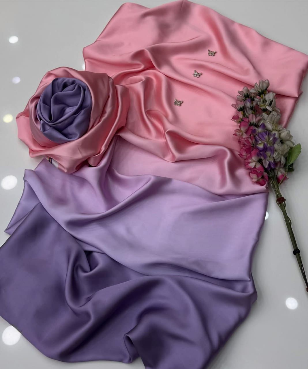 Lulusar Digital Printed 3-Piece Silk Suit ( Design 29)