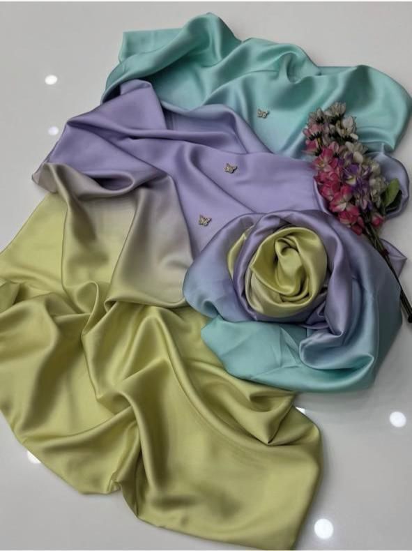 Lulusar Digital Printed 3-Piece Silk Suit ( Design 38)